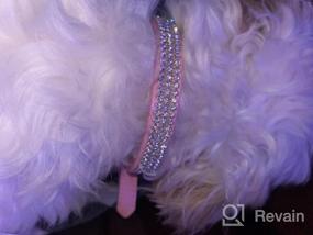 img 5 attached to Shine Bright With Didog'S Diamond-Encrusted Dog Collar For XS & Small Dogs!