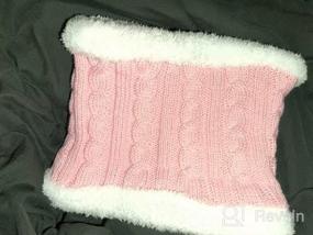 img 6 attached to Зимний флисовый бесконечный шарф-бини для девочек - необходимый аксессуар для холодной погоды.