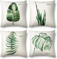 quxiang set of 4 fall throw pillow covers decorative linen pillow case 18 x 18 inches logo