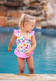 img 1 attached to Mermaid Swimsuit Toddler Swimwear Beachwear Apparel & Accessories Baby Boys made as Clothing