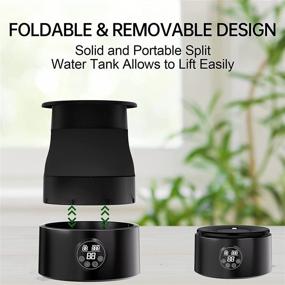 img 3 attached to 🦎 5L Foldable Reptile Fogger Terrariums Humidifier: Silent Pump & Adjustable Nozzle for Chameleon, Snake, Tortoise, & More