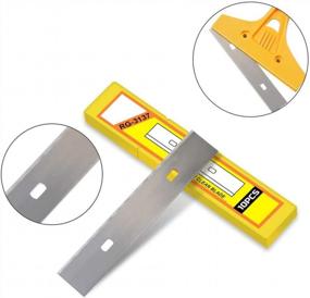 img 1 attached to 20 Durable Stainless Steel Scraper Blades - Perfect For Wallpaper, Adhesive Removal And More!