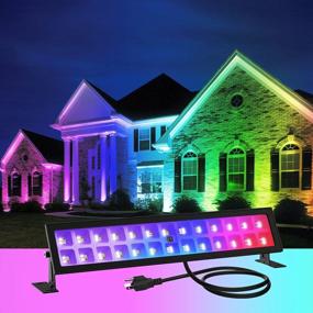 img 1 attached to 48W LED Black Light Bars With Remote - Perfect For Glow Parties, Halloween, Christmas & More!