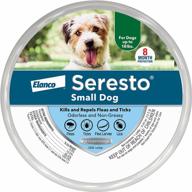 seresto small dog flea and tick collar - 8 months protection for dogs up to 18 pounds (1 pack) логотип