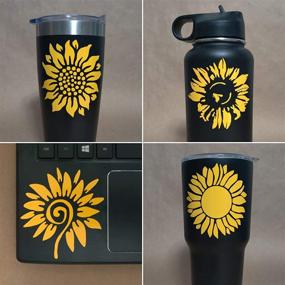 img 2 attached to Sunflower Decal Pack Assorted Sunflowers Exterior Accessories