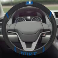 enhance your ride with fanmats 14855 duke blue devils embroidered steering wheel cover логотип