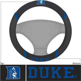 img 3 attached to Enhance Your Ride with FANMATS 14855 Duke Blue Devils Embroidered Steering Wheel Cover