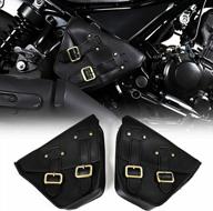 upgrade your honda rebel with left&right black saddle bags - perfect for 2017-2018 cmx 300 500 models logo