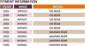 img 1 attached to 🚗 DRIVESTAR 512203 Rear Wheel Hub &amp; Bearing Set for Nissan Maxima 2000 01 02 2003, Infiniti I30 2000-01/I35 2002-04, 5 Lug - Driver/Passenger Side