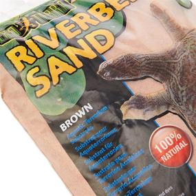 img 1 attached to 🏞️ Exo Terra Riverbed Sand: 10-Pound Bag, Natural Brown Texture for Aquariums and Terrariums
