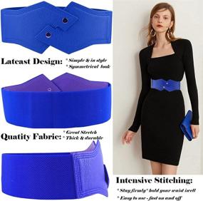 img 2 attached to ALAIX Jumpsuit Stretchy Elastic Waistband Women's Accessories - Belts