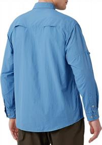 img 1 attached to NAVISKIN UPF 50+ Men'S Sun Protection Fishing Shirt With Long Sleeves For PFG, Hiking, Travel And Camping