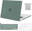 mosiso protective case bundle for macbook pro 16" - hard shell, keyboard cover, screen protector, and storage bag logo