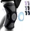 neenca professional knee brace, compression knee sleeve with patella gel pad & side stabilizers, knee support bandage for pain relief, medical knee pad for running, workout, arthritis, joint recovery logo
