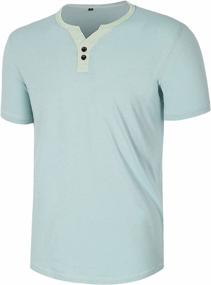 img 4 attached to Men'S Fashion T-Shirts: APTRO Contrast Short Sleeve Lightweight Cotton