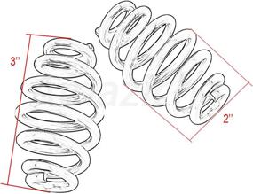 img 3 attached to Amazicha пружины соло-сиденья хромированные 3 дюйма, совместимые с мотоциклами Harley Honda Yamaha Kawasaki Suzuki Sportster Bobber Chopper