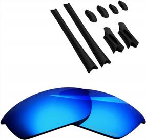 img 4 attached to Oakley Flak Jacket Sunglass Replacement Lenses & Sock Kit By BLAZERBUCK