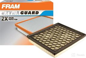 img 2 attached to FRAM Extra Guard Rigid Rectangular Panel Engine Air Filter CA10685 - Easy Install, Advanced Protection & Optimal Performance for Buick, Chevrolet and Saab Vehicles