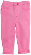 zutano baby girls' terry denim matchstick pants логотип