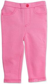 img 1 attached to Zutano Baby Girls' Terry Denim Matchstick Pants