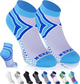 img 4 attached to NEWZILL Compression Ankle Socks With Cushioned Support - Ideal For Athletic Running & Men And Women With Ankle Pain