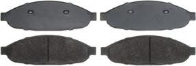 img 1 attached to 🔥 ACDelco Silver 14D997CH Ceramic Front Disc Brake Pad Set: Superior Performance and Durability for Your Vehicle