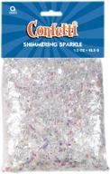 🎉 amscan shimmering sparkle iridescent confetti party supplies - pack of 1 логотип