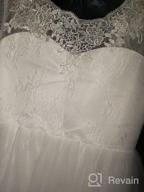 img 1 attached to Abaowedding Girls' Flower Communion Dresses - clothing for first Holy Communion review by Manju Lett