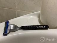 img 1 attached to Gillette Mach3 Reusable Shaving Razor UEFA Champions League Grey/Black review by Amar Amar ᠌
