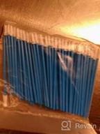 img 1 attached to Lint-Free Swabs For Cleanroom And PCB Board Cleaning (200Pcs, 3.2Mm Head Width, Spear Shape Pointed Tips, Blue) - Multi-Purpose Microfiber Swabs For Inkjet Printers And More - AAwipes review by Jason Tinnen