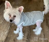 img 1 attached to MIGOHI Dog Surgery Recovery Suit For Abdominal Wounds, Reusable Pet Spay Surgical Shirt For Male Female Pets - Cone E-Collar Alternative review by Troy Meza