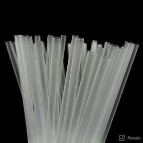 img 3 attached to 250 Pcs 10 Inch Plastic Drinking Straw - Premium Quality (10 Inch x 0.28 Inch)