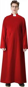 img 4 attached to Anglican Cassock With Tab Insert Collar For Unisex Adults In Clergy And Pulpit Clothing By IvyRobes