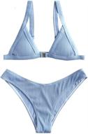 zaful swimwear textured triangle adjustable women's clothing ~ swimsuits & cover ups logo