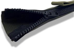 img 2 attached to 🚪 Jeep Wrangler Door Strap: Door Check Strap & Wire Harness Protection Olive (2Pack)