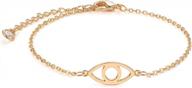 изящный браслет-цепочка из 14-каратного золота: элегантный и простой ювелирный подарок для женщин от loyata логотип