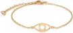 14k gold filled dainty chain bracelet: elegant and simple jewelry gift for women by loyata logo
