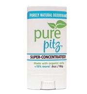 🌿 pure pitz natural deodorant stick, 0.6 ounce logo