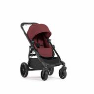 city select lux baby stroller by baby jogger - 20 versatile riding options, converts from single to double stroller, convenient folding design, port color logo