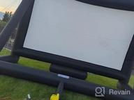 img 1 attached to 17Ft Outdoor/Indoor Inflatable Movie Projector Screen - Supports Front & Rear Projection, Easy Setup For Parties! review by Michael Briggs
