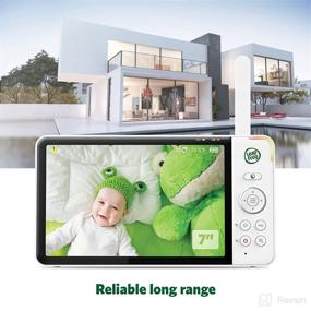 img 1 attached to LeapFrog LF930HD: Advanced 1080p WiFi Baby Monitor with Remote Access, Pan&Tilt, Zoom, HD Display, Color Night Light, Two-Way Intercom, Smart Sensors+