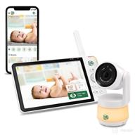 leapfrog lf930hd: advanced 1080p wifi baby monitor with remote access, pan&tilt, zoom, hd display, color night light, two-way intercom, smart sensors+ logo