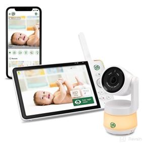img 4 attached to LeapFrog LF930HD: Advanced 1080p WiFi Baby Monitor with Remote Access, Pan&Tilt, Zoom, HD Display, Color Night Light, Two-Way Intercom, Smart Sensors+