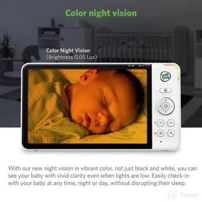 img 2 attached to LeapFrog LF930HD: Advanced 1080p WiFi Baby Monitor with Remote Access, Pan&Tilt, Zoom, HD Display, Color Night Light, Two-Way Intercom, Smart Sensors+