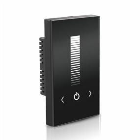 img 3 attached to Control Your Lighting With Ease: Wall-Mounted Glass Touch Panel Dimmer Switch For LED Strip Lights (Black)