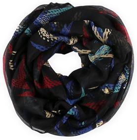 img 3 attached to Women Lightweight Infinity Scarf Loop Women's Accessories in Scarves & Wraps