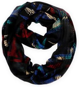img 4 attached to Women Lightweight Infinity Scarf Loop Women's Accessories in Scarves & Wraps