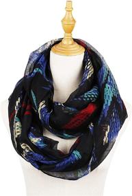 img 1 attached to Women Lightweight Infinity Scarf Loop Women's Accessories in Scarves & Wraps