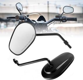 img 4 attached to INNOGLOW Motorcycle Rearview Aluminum Universal