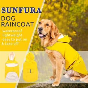 img 3 attached to SUNFURA Raincoat Reflective Breathable Lightweight Dogs